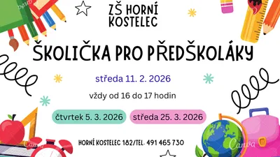 Školička pro předškoláky v Horňáku